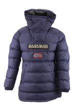 Napapijri Jas in maat S Blauw, Verzenden, Zo goed als nieuw, Blauw, Napapijri