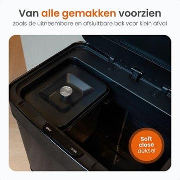 2dekans | Goliving Automatische Prullenbak – Sensor &, Ophalen of Verzenden, Zo goed als nieuw