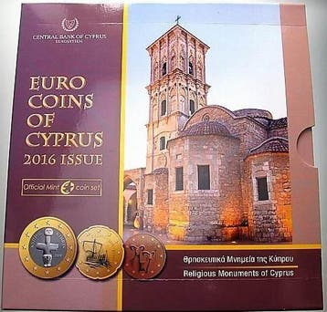 Munten set 1 Cent-2 Euro 2016 Zypern, Postzegels en Munten, Munten | Europa | Euromunten, Verzenden