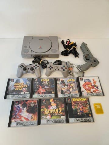 Sony - Playstation 1 (PS1) - Sony Playstation 1 & 7 Games, Nieuw