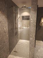 Douchedeur 90cm gunmetal voor nis - 0032, Ophalen, Nieuw, Glas, Douche