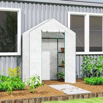 Loopbare Kweekkas met Planken – 143 × 74 × 190 cm, Tuin en Terras, Kassen, Verzenden, Nieuw