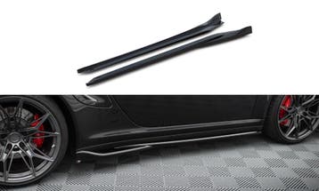Zijskirts Porsche 911 Turbo 997 Maxton Glans Zwart, Ophalen of Verzenden, Nieuw