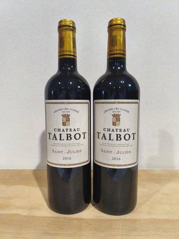 2016 Château Talbot - Saint-Julien 4ème Grand Cru Classé - 2, Nieuw