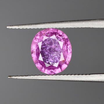 Roze Saffier - 1.76 ct - International Gemological Institute, Nieuw
