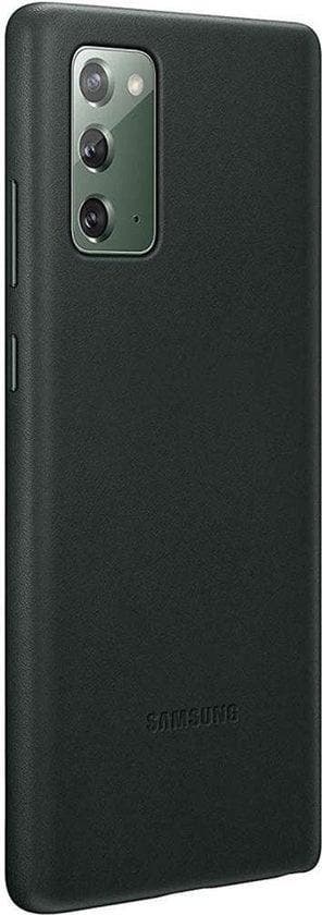 Samsung leather Hoesje - Samsung Galaxy Note 20 - Groen, Ophalen of Verzenden, Nieuw