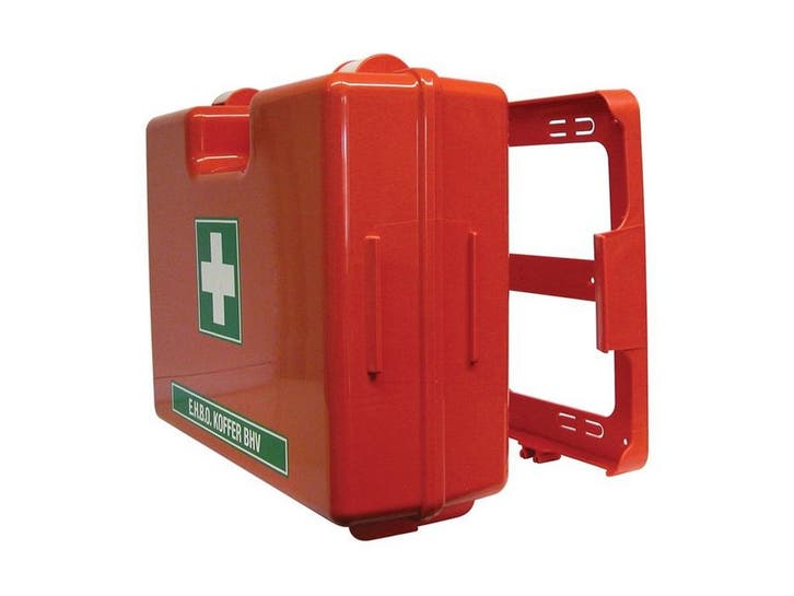 Carpoint Ehbo koffer - oranje- met wandhouder - dubbelvaks, Auto diversen, Overige Auto diversen, Verzenden