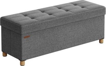 Poef met opbergruimte - zitbank - hocker - lengte 110 cm -, Verzenden, Nieuw