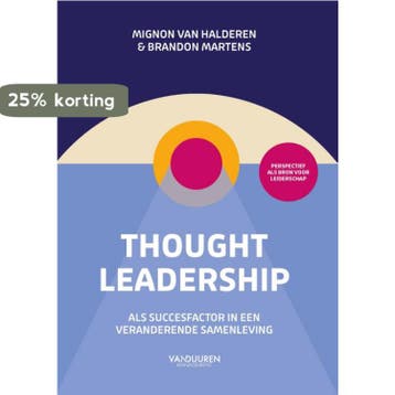 Thought leadership - Mignon van Halderen 9789089656223, Verzenden, Zo goed als nieuw, Mignon van Halderen