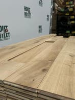 Eiken parketvloer. Onbehandeld. Rustiek. 20x165mm. 65,6 m2., Parket, Zo goed als nieuw, 10 m² of meer, 10 tot 30 cm
