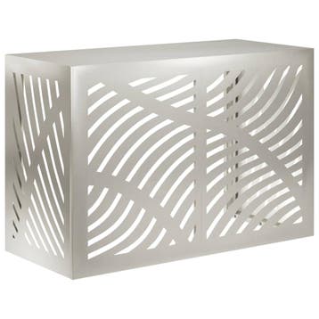 vidaXL Airconditioner hoes zilver 90 x 40 x 60 cm Roestvrij, Verzenden, Nieuw