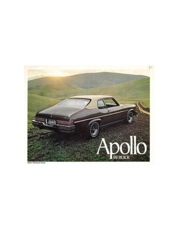 1973 BUICK APOLLO LEAFLET ENGELS (USA), Nieuw, Author
