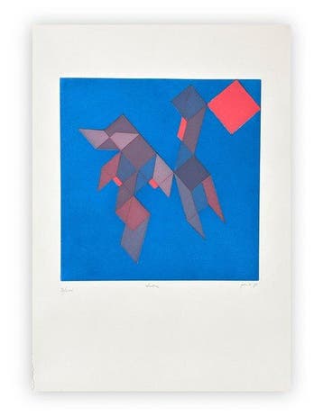 Achille Perilli (1927-2021) - Variante Bludra