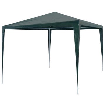 vidaXL Partytent 3x3 m PE groen, Tuin en Terras, Verzenden, Nieuw, Partytent