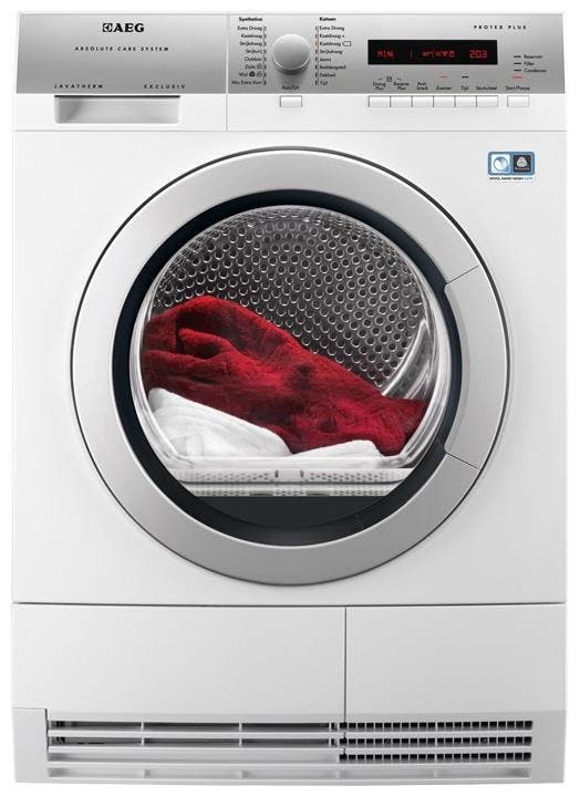 Aeg T76789nih1 Warmtepompdroger 8kg, Witgoed en Apparatuur, Wasdrogers, Zo goed als nieuw, Voorlader, 85 tot 90 cm, Ophalen of Verzenden