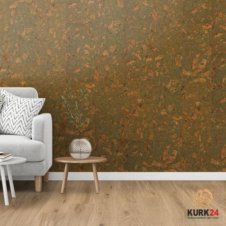 Wandkurk Twist Green GEWAXT, Huis en Inrichting, Woonaccessoires | Overige, Ophalen of Verzenden