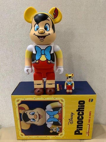 Medicom Toy - BE@RBRICK Pinocchio 100% & 400% Set