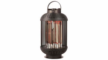 Indox Donker infraroodstraler tafelmodel zwart 1200 watt, Verzenden, Nieuw