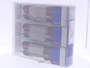 Schaal H0 Roco 67082 3-delige set zelflossende onderlosse..., Gelijkstroom, Overige typen, Ophalen of Verzenden, Zo goed als nieuw