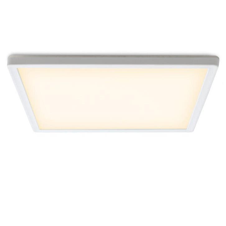 Witte plafonnière Shona, vierkant, 3-staps dimbaar, 18w,, Huis en Inrichting, Lampen | Plafondlampen, Nieuw, Stof, Ophalen of Verzenden