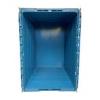 Distributiebak, 600x400x416 mm, euronorm, blauw kunststof,, Ophalen of Verzenden, Nieuw