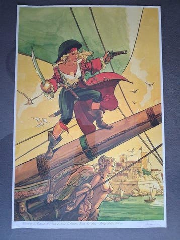 Marini - Pirates - 1 zeefdruk - 2002, Nieuw