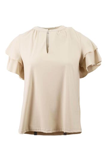 G-maxx Top in maat XS Beige, Kleding | Dames, Truien en Vesten, G-maxx, Verzenden, Zo goed als nieuw, Beige