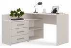 Hoekbureau creme met lades Creme (Kantoor), Huis en Inrichting, Bureaus, Verzenden, Nieuw
