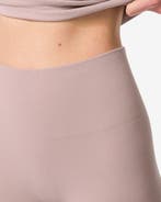 HEMA Licht corrigerende biker hoge taille naadloos katoen, Verzenden, Beige