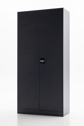 Draaideurkast model hoog 92x42x195cm Staal, Nieuw, Metaal, Meerdere deuren, 150 tot 200 cm