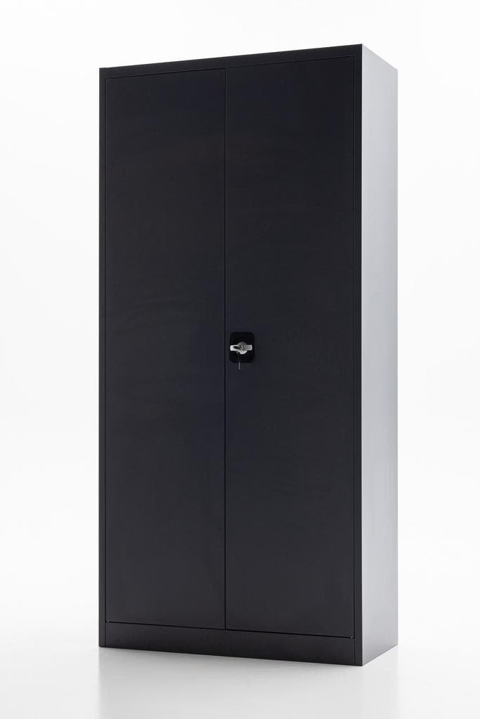 Draaideurkast model hoog 92x42x195cm Staal, Huis en Inrichting, Kasten | Roldeurkasten en Archiefkasten, Meerdere deuren, Met slot