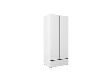 Kledingkast Crotone - Wit - 2-Deurs met Lade, Huis en Inrichting, Kasten | Kledingkasten, Nieuw, Met lade(s)