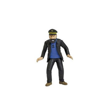 Kuifje PVC Beeldje Kapitein Haddock Rally 9 cm, Ophalen of Verzenden, Nieuw