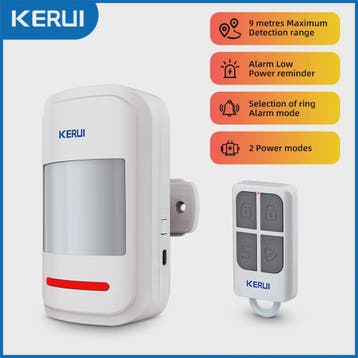 KERUI HW19 PIR Bewegingsmelder met Alarm Geluid, Deurbel Fun, Verzenden, Nieuw