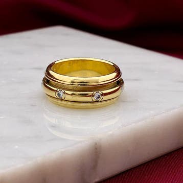 Piaget Possession Bangle damesring met diamanten; 0,21 ct., Sieraden, Tassen en Uiterlijk, Ringen, Gebruikt, Overige kleuren, Ophalen of Verzenden