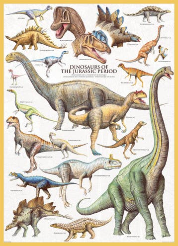 Eurographics puzzel dinosaurus legp van €17,99 voor €9,00, Ophalen of Verzenden, Nieuw