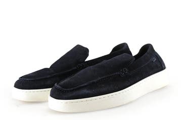 Manfield Instappers in maat 41 Blauw, Manfield, Overige typen, Zo goed als nieuw, Verzenden
