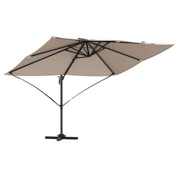 vidaXL Parasol 351 x 250 x 260 cm Polyester en Aluminium, Verzenden, Nieuw, 2 tot 3 meter