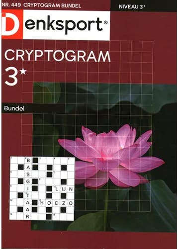 Denksport Cryptogram Bundel - 449 2025, Verzenden, Nieuw, Sport en Vrije tijd