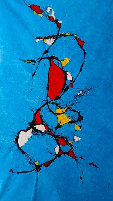 Gabriel Alba - EUFORIA CROMATICA 2 XXL, Antiek en Kunst, Kunst | Schilderijen | Modern