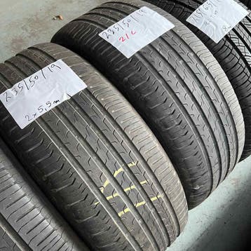 4 x Continental SportContact 6 235-50-19 Zomerbanden 5,5mm, 19 inch, Gebruikt, Ophalen of Verzenden, 235 mm