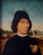 Hans Memling (1430-1494), Navolger van - Ritratto di