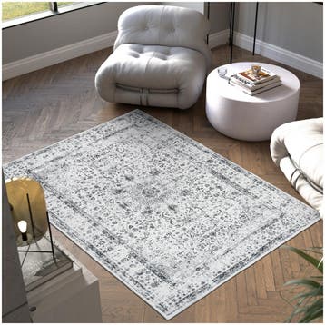 Vintage design vloerkleed Aliya, laagpolig - 120 x 170 cm, Verzenden, Nieuw