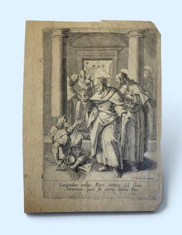 Gerard de Jode / Marten de Vos - Languidus exiliit, Petri