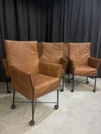 6 Montis Chaplin - Nieuw Rancho Leer -, Huis en Inrichting, Stoelen, Zo goed als nieuw, Vijf, Zes of meer stoelen