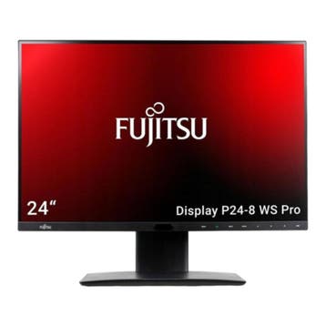 Fujitsu P24-8 WS Pro1920x1200 - DP - DVI - HDMI - Zwart, Verzenden, Refurbished, Fujitsu