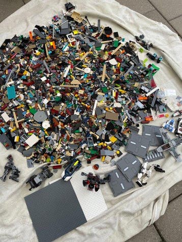 Lego Stenen - Grote partij LEGO (9,1 kg) – Star Wars,, Nieuw
