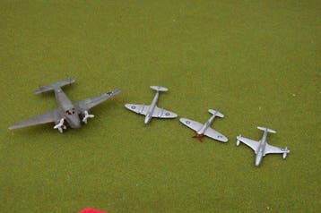 Dinky Toys - Speelgoed vliegtuig 4 oude vliegtuigjes -, Nieuw