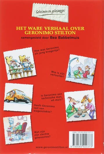 Het ware verhaal over Geronimo Stilton ! 9789085920373, Verzenden, Gelezen, Geronimo Stilton