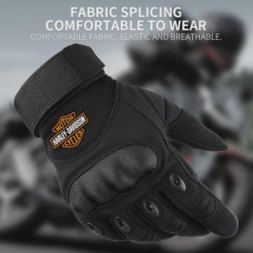 Lederen Motorhandschoenen met Carbon Fiber Bescherming - Vei, Verzenden, Nieuw
